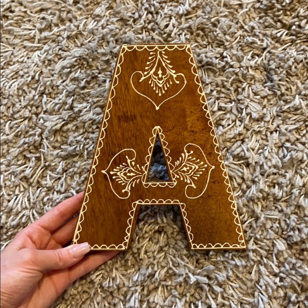 Decorative letter A